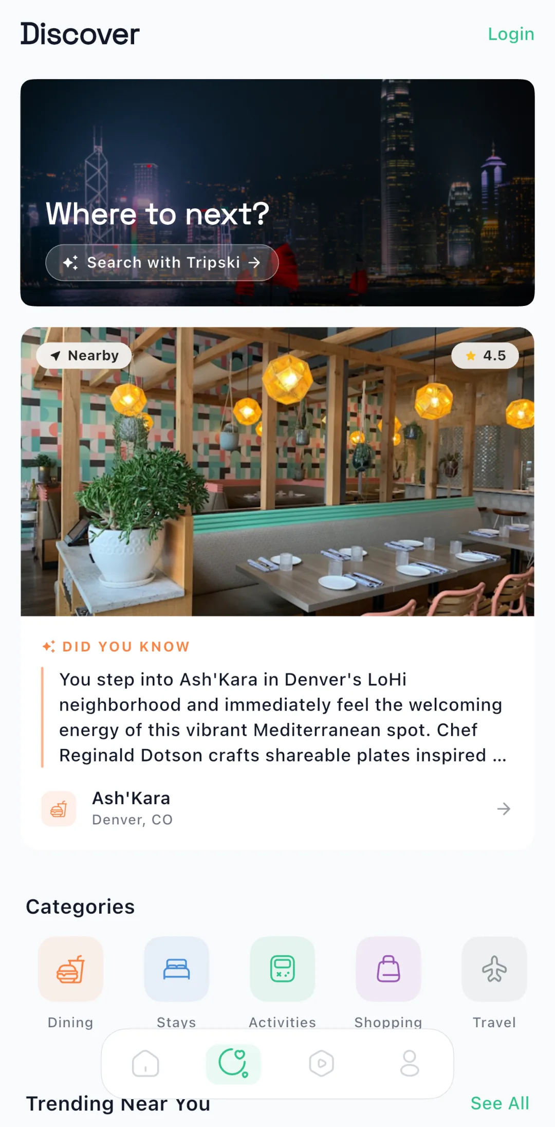 Ask Tripski for the best nearby spots and get a ranked recommendation backed by real sources